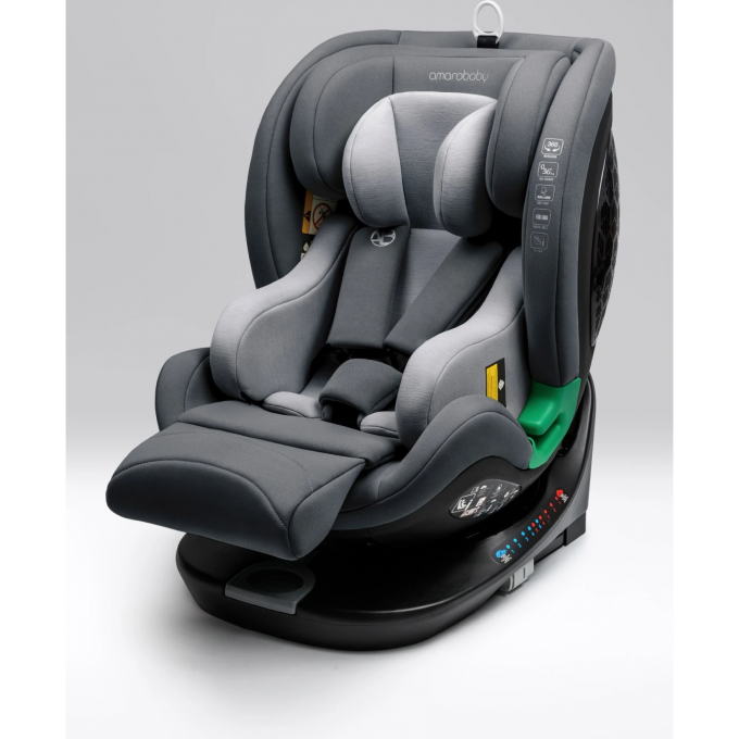 Автокресло AMAROBABY TRIUMPH, i-Size, 40-150 см, серый AB25-9TRI/11
