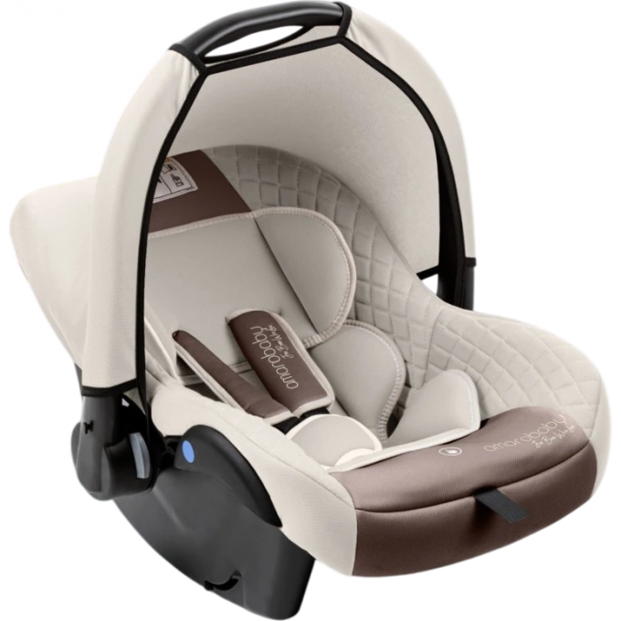 Автокресло детское AMAROBABY BABY COMFORT, группа 0+, светло-бежевый AB222008BC/38