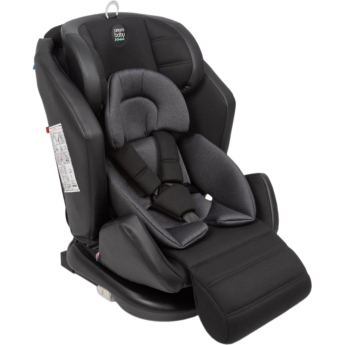 Автокресло детское AMAROBABY FAVORITE ISOFIX с усиленной боковой поддержкой, группа 0+/1/2/3 чёрный/графит