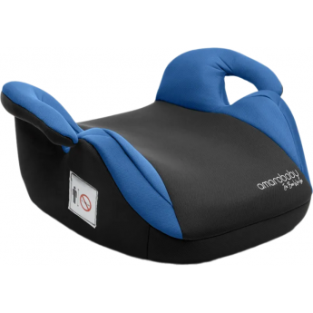 Автокресло детское (бустер) AMAROBABY SPECTOR, группа III, синий/чёрный