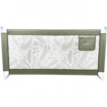 Барьер защитный для кровати AMAROBABY SAFETY OF DREAMS, оливковый, 120 см.