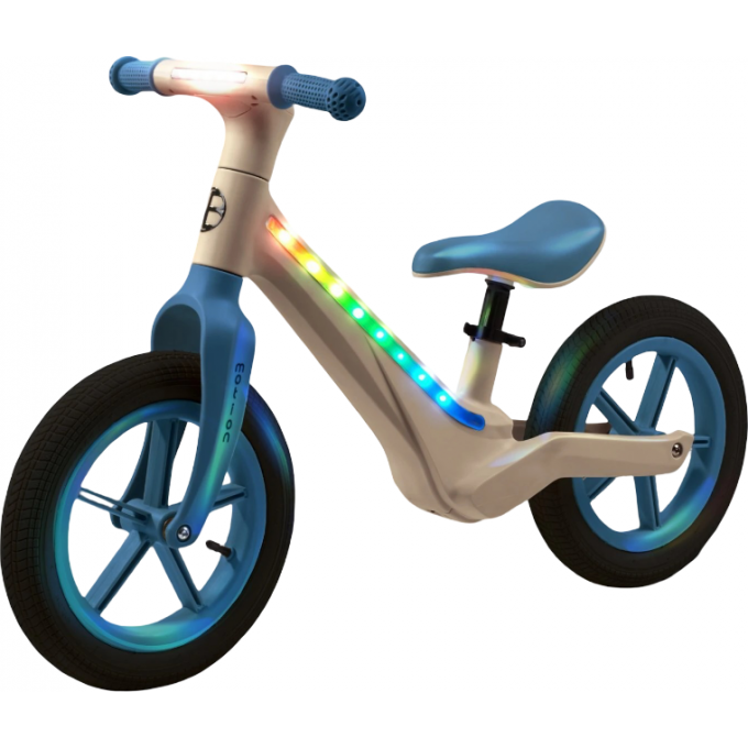 Беговел двухколесный AMAROBABY MOTION бежевый/синий AB25-34MT/0320