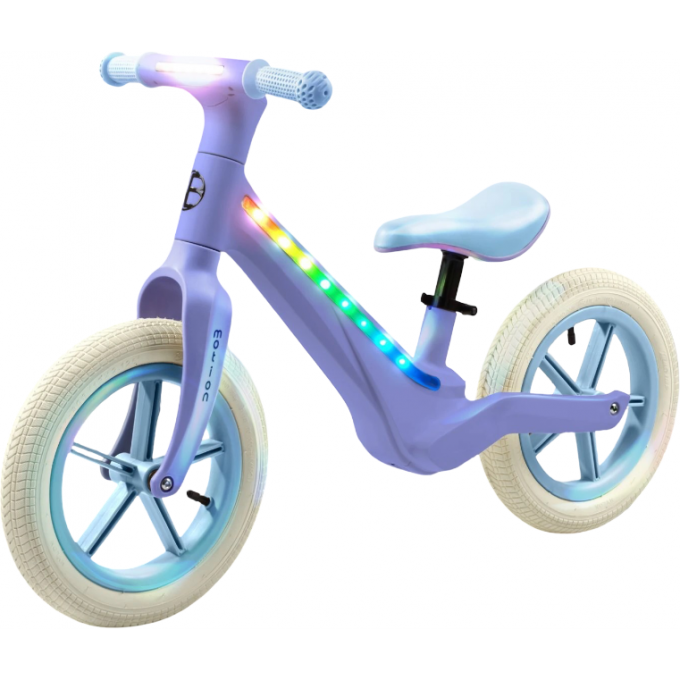 Беговел двухколесный AMAROBABY MOTION сиреневый/голубой AB25-34MT/1719