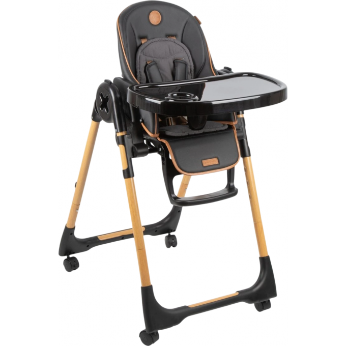 Детский стульчик для кормления AMAROBABY ELEGANT черный AB23-23EL/09