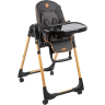 Детский стульчик для кормления AMAROBABY ELEGANT черный AB23-23EL/09