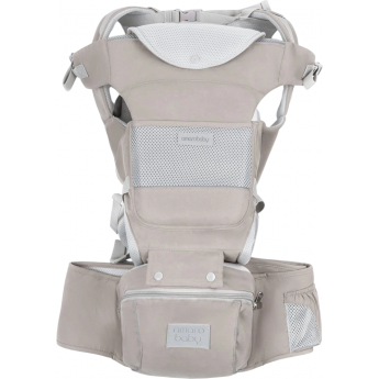 Эрго-рюкзак / Хипсит AMAROBABY CARRY, серый
