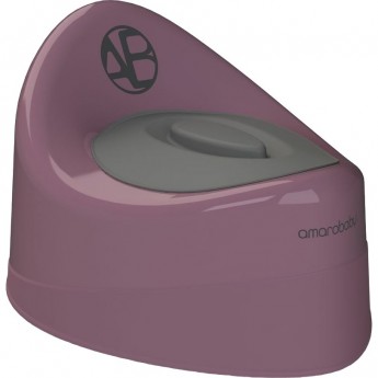Горшок детский с крышкой AMAROBABY FORT, фиолетовый