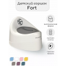 Горшок детский с крышкой AMAROBABY FORT, молочный AB221102F/33