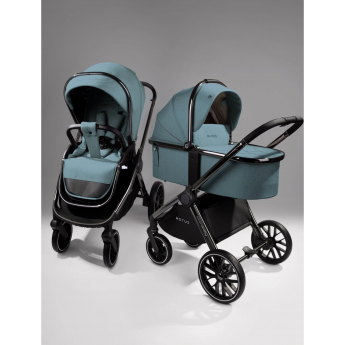 Коляска детская 2 в 1 AMAROBABY MOTUS V2 бирюзовый