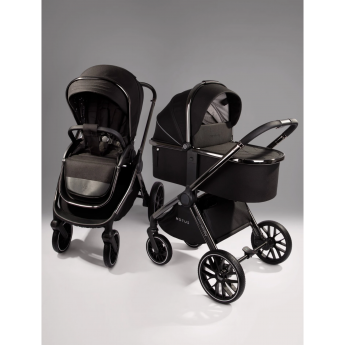 Коляска детская 2 в 1 AMAROBABY MOTUS V2 черный