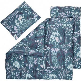 Комплект в коляску AMAROBABY MOMMY STAR FLOWER DREAMS, фиолетовый