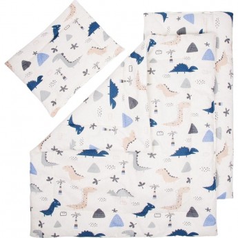 Комплект в коляску AMAROBABY MOMMY STAR LITTLE DINO, бежевый