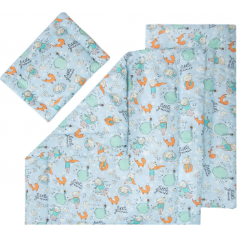 Комплект в коляску AMAROBABY MOMMY STAR МЕЧТАТЕЛЬ, голубой