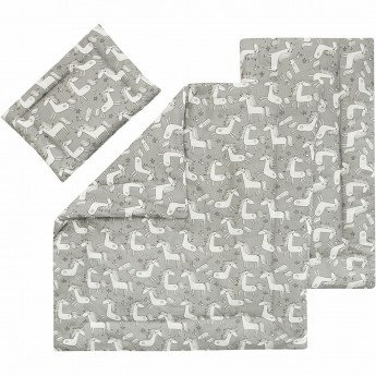 Комплект в коляску AMAROBABY MOMMY STAR, СКАЗОЧНЫЕ ЕДИНОРОЖКИ