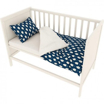 Комплект в кроватку AMAROBABY BABY BOOM, Белые медведи, 3 предмета