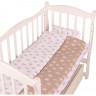 Комплект в кроватку AMAROBABY BABY BOOM КОРОНЫ, 3 предмета, коричневый, бязь KPB-3 KOPOHYI KOPICHHEBYII