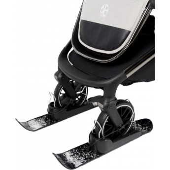 Лыжи (накладки) на колеса детских колясок AMAROBABY SKIS чёрный