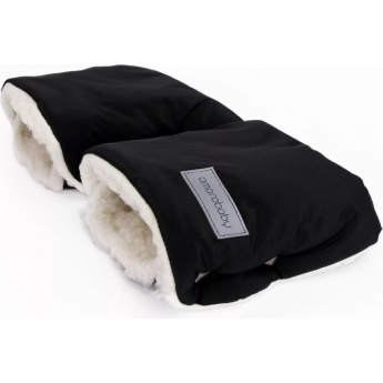 Муфты на ручку коляски AMAROBABY SNOWY TRAVEL, черный