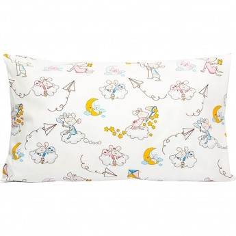 Наволочка AMAROBABY МЫШАТА В ОБЛАКАХ, поплин, 40х60 см