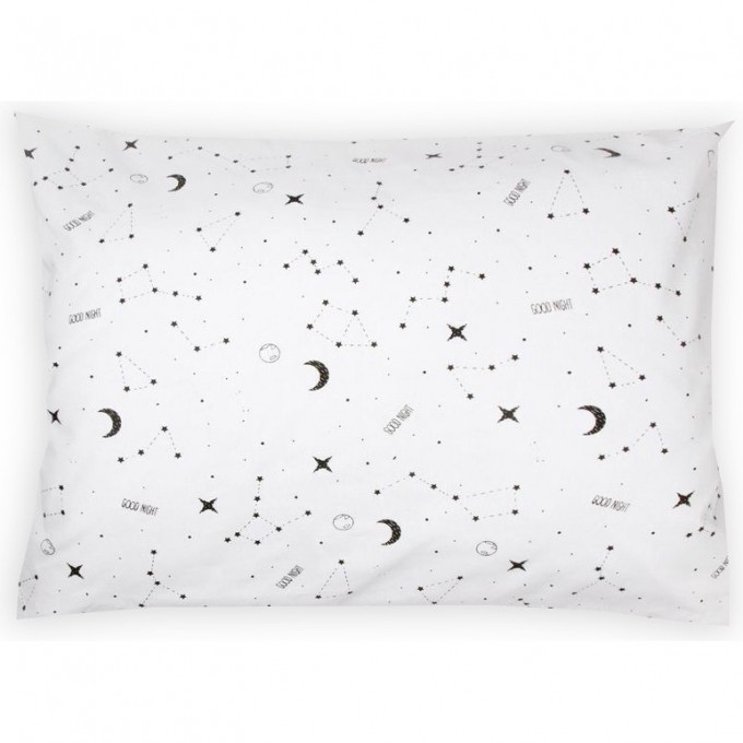 Наволочка AMAROBABY STARS, белая, 40х60 см AMARO-5002-St