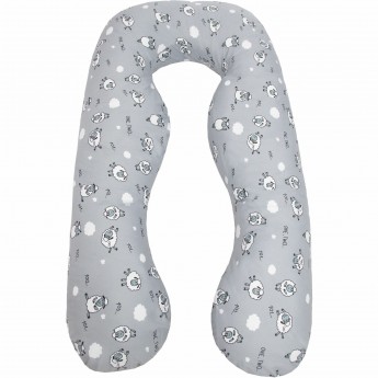 Наволочка к подушке для беременных AMAROBABY 101 БАРАШЕК, анатомическая, 340х72 см