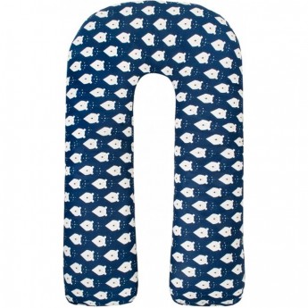 Наволочка к подушке для беременных AMAROBABY БЕЛЫЕ МЕДВЕДИ U-образная 340х35