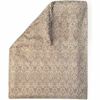 Пододеяльник AMAROBABY ДАМАСК кофе, на молнии, бязь, 147х112 см