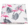 Пододеяльник AMAROBABY ФЛАМИНГО И ЛИСТЬЯ на молнии 145х210 AMARO-5202-FL