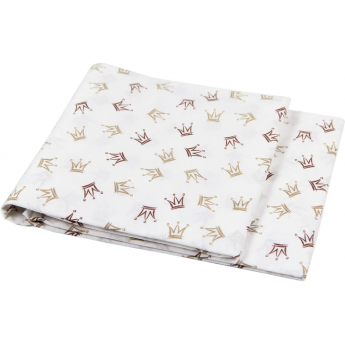 Пододеяльник AMAROBABY КОРОНЫ ПРИНЦЕССЫ на молнии 145х210