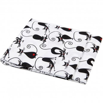 Пододеяльник AMAROBABY КОШКИ на молнии, 145х210 см