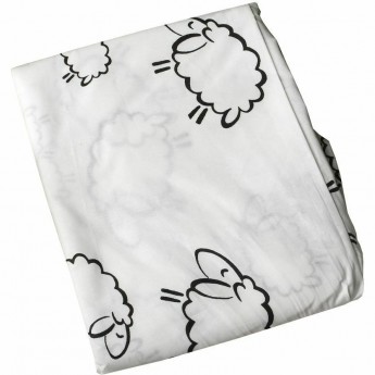 Пододеяльник AMAROBABY ОВЧЕКИ на молнии, поплин, 147х112 см