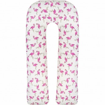 Подушка для беременных AMAROBABY ФЛАМИНГО U-образные, 340х35 см