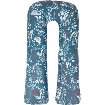 Подушка для беременных AMAROBABY FLOWER DREAMS U-образная 340х35, фиолетовый