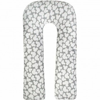 Подушка для беременных AMAROBABY МЫШОНОК серый, U-образная, 340х35 см