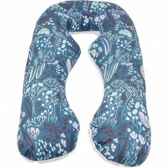 Подушка для беременных анатомическая AMAROBABY FLOWER DREAMS 340х72 фиолетовый