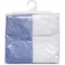 Полотенце (салфетка) для кормления AMAROBABY SOFT CARE в наборе 2 шт. (белый/лаванда) AMARO-5402SC-BL0