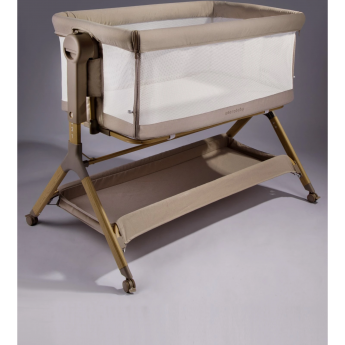 Приставная люлька механическая AMAROBABY CARE бежевый