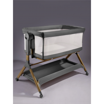 Приставная люлька механическая AMAROBABY CARE темно-серый