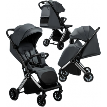 Прогулочная коляска AMAROBABY HANDY серый/серебряный