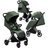 Прогулочная коляска AMAROBABY HANDY зеленый/серебряный AB25-10HANDY/1330