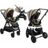 Прогулочная коляска AMAROBABY SOMNIUM с реверсивным блоком бежевый AB25-10SOMNIUM/03