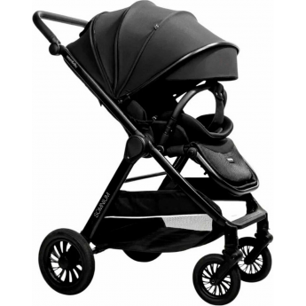 Прогулочная коляска AMAROBABY SOMNIUM с реверсивным блоком чёрный