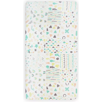 Простыня AMAROBABY на резинке 125х75х12 бязь (Совы)