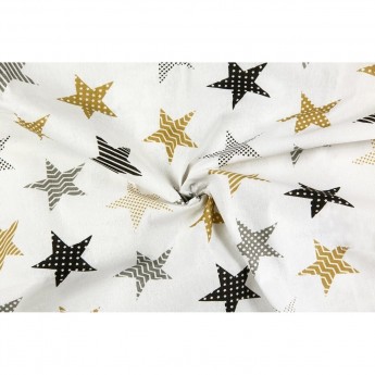 Простыня AMAROBABY, ЗВЕЗДЫ ПЭЧВОРК, 150х210 см