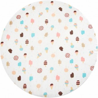 Простыня на резинке AMAROBABY ЭСКИМО, круглая, бязь, 75х75х12 см