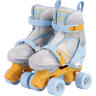 Ролики AMAROBABY DREAM раздвижные, белый/синий/оранжевый, размер 30-33 AB23-35DR/002005-30