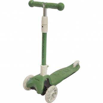 Самокат (кикборд) трехколесный AMAROBABY CITY MOVE, хаки/серый