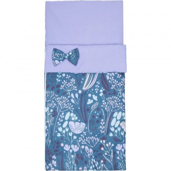 Спальный мешок детский AMAROBABY MAGIC SLEEP FLOWER DREAMS, фиолетовый
