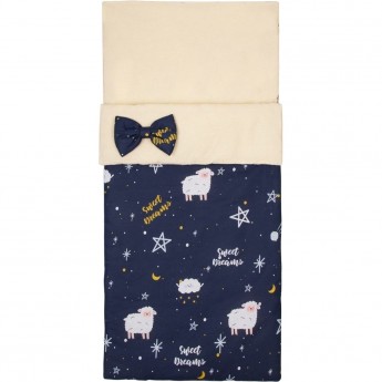 Спальный мешок детский AMAROBABY MAGIC SLEEP GALAXY, синий