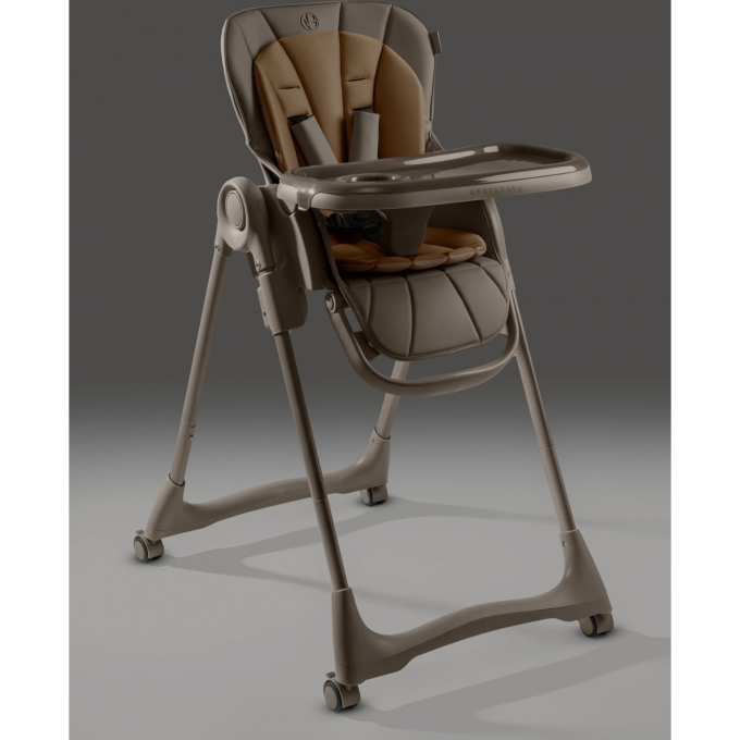 Стульчик детский для кормления AMAROBABY GOURMET коричневый AB25-23GOU/12